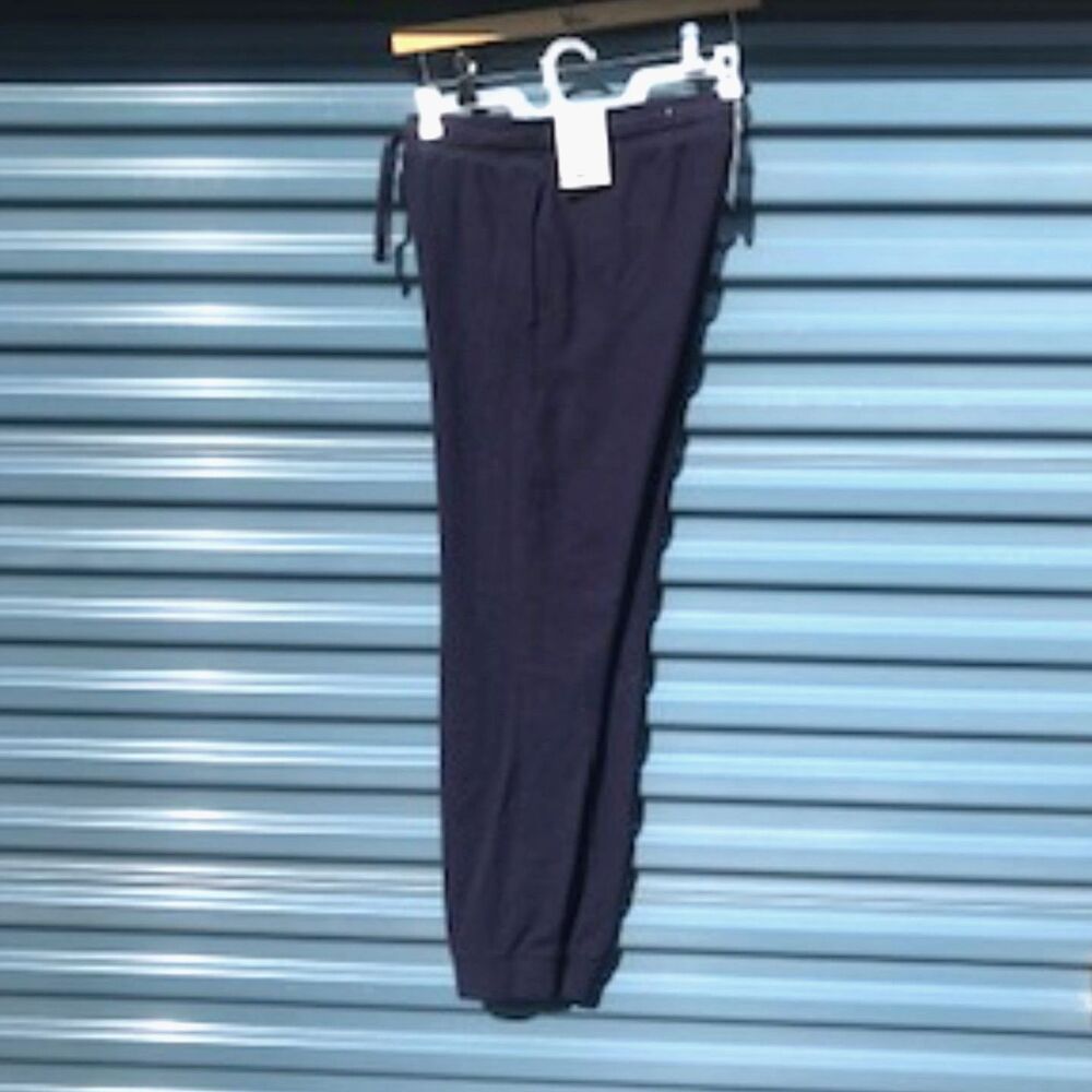 Size: Small {34-36} Tapered Leg . Jacquard Rib . Pull on Style Sweatpants